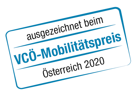 ausgezeichnet beim VCÖ-Mobilitätspreis Österreich 2020